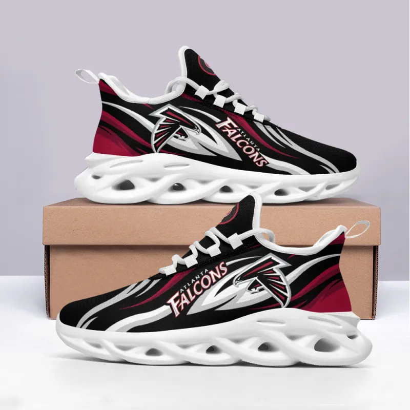 Atlanta Falcons Yezy Running Sneakers Side View