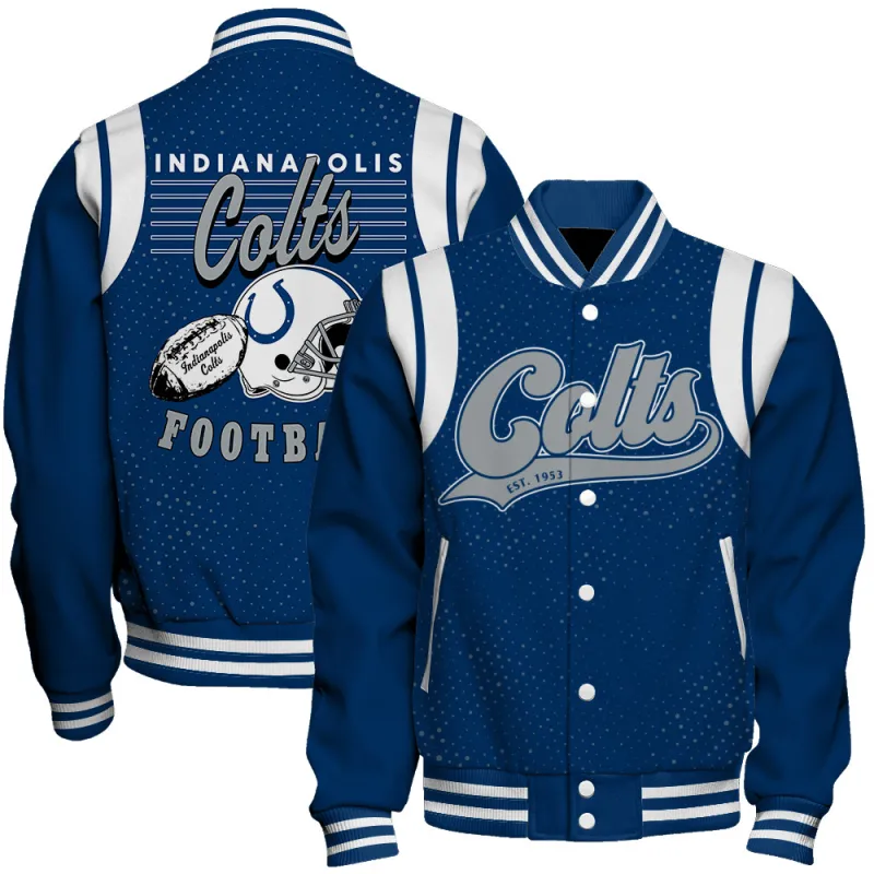 Indianapolis Colts Varsity Jacket Front