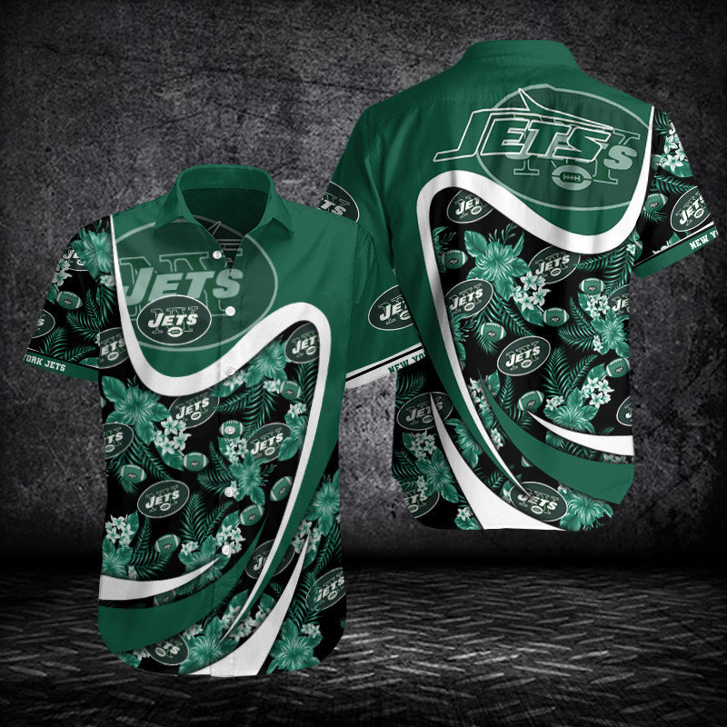 New York Jets Button Shirt Sizing Chart