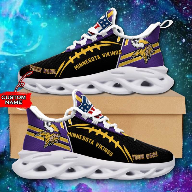 Minnesota Vikings Personalized Yezy Running Sneakers
