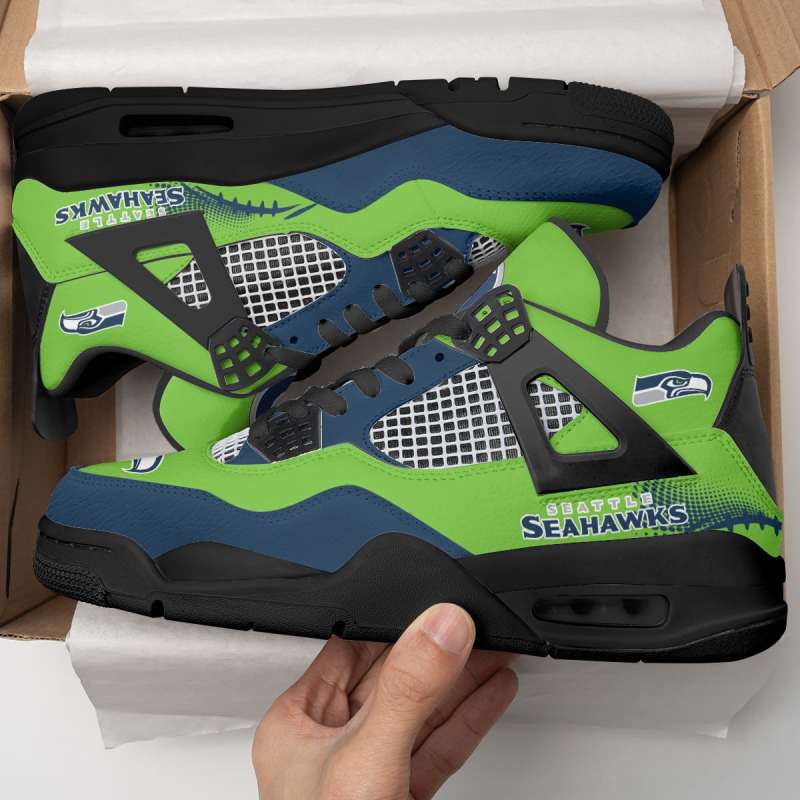 Seattle Seahawks AJ4 Sneaker