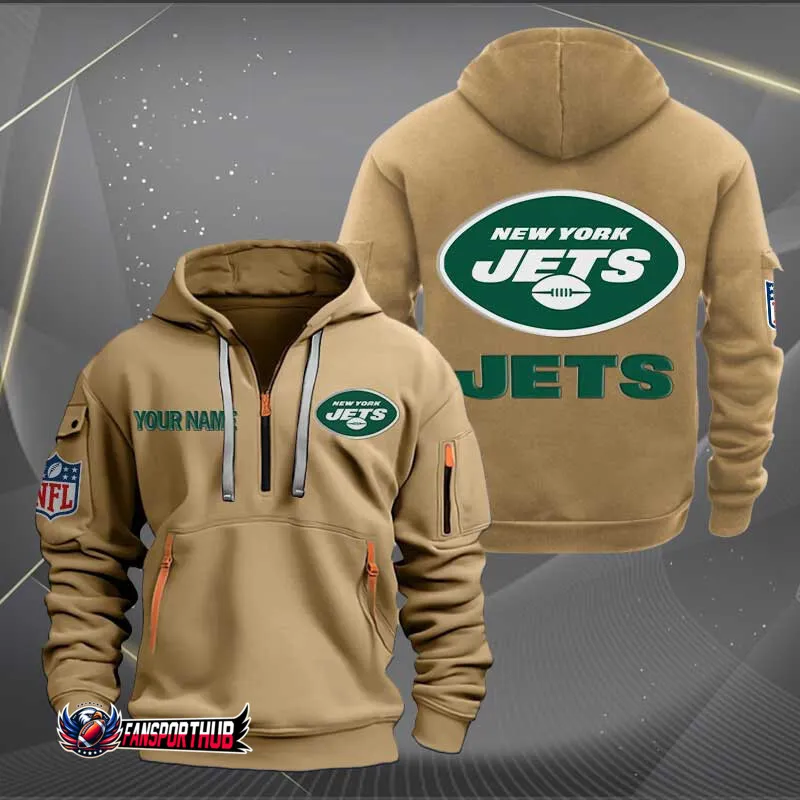 New York Jets Quarter Zip Features