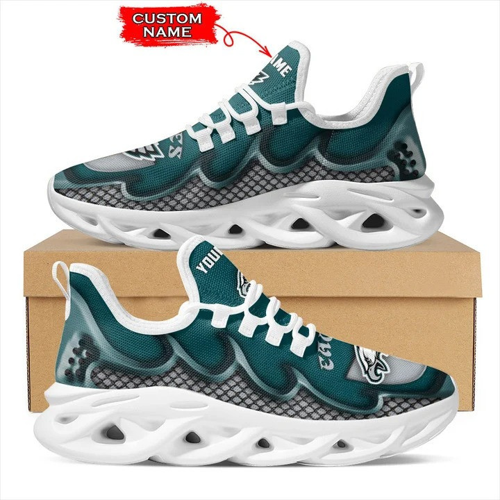 Philadelphia Eagles Personalized Yezy Running Sneakers