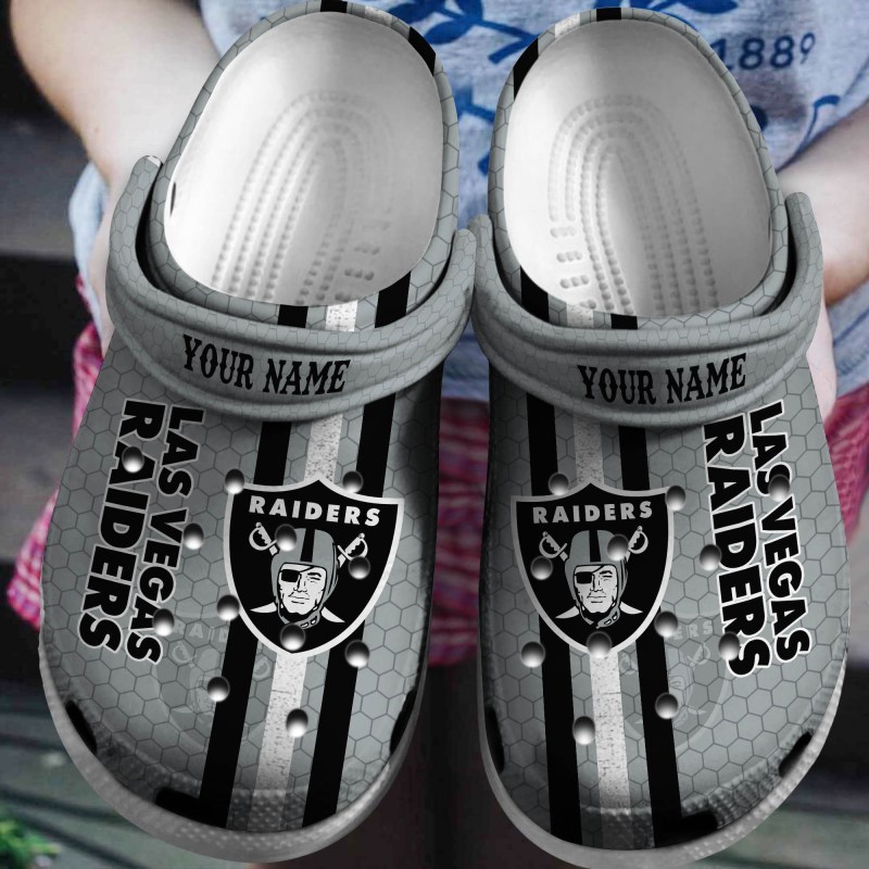 Las Vegas Raiders Clogs Shoes