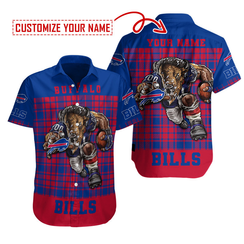 Buffalo Bills Personalized Button Shirt Sizing Chart