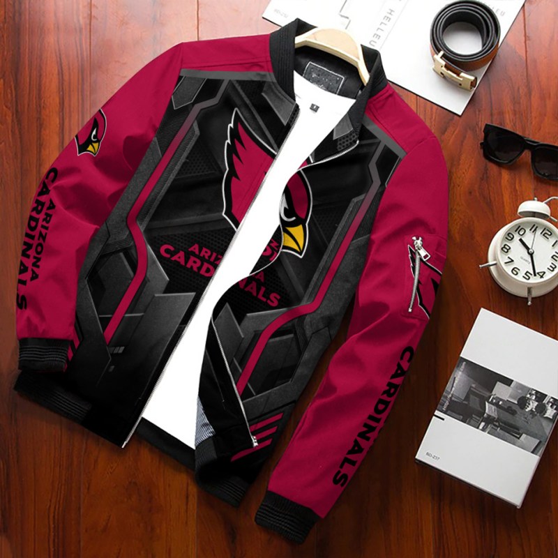 Arizona Cardinals Bomber Jacket Front
