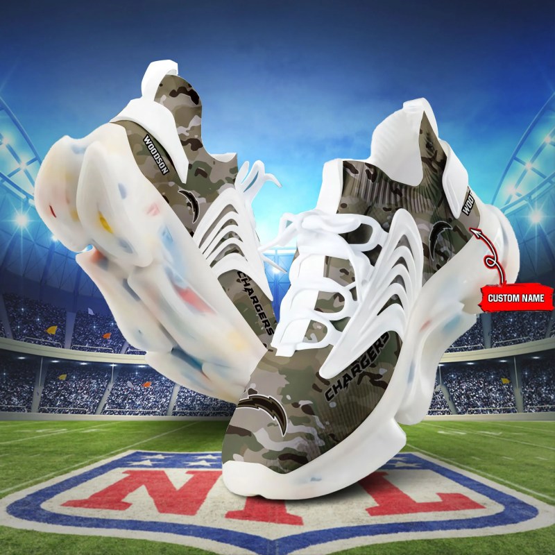 Los Angeles Chargers F68 Sport Camo Shoes
