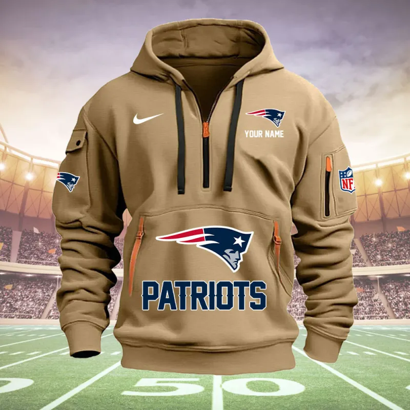New England Patriots Hoodie Back View