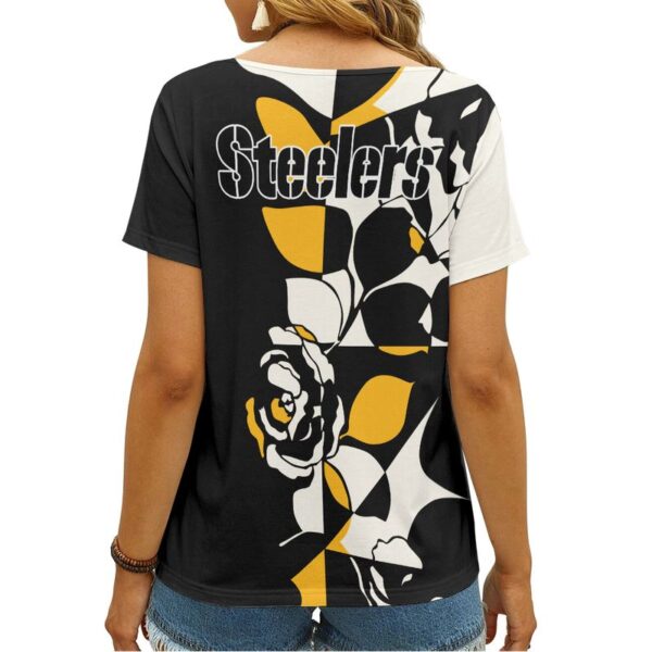 Stylish V-neck T-shirt
