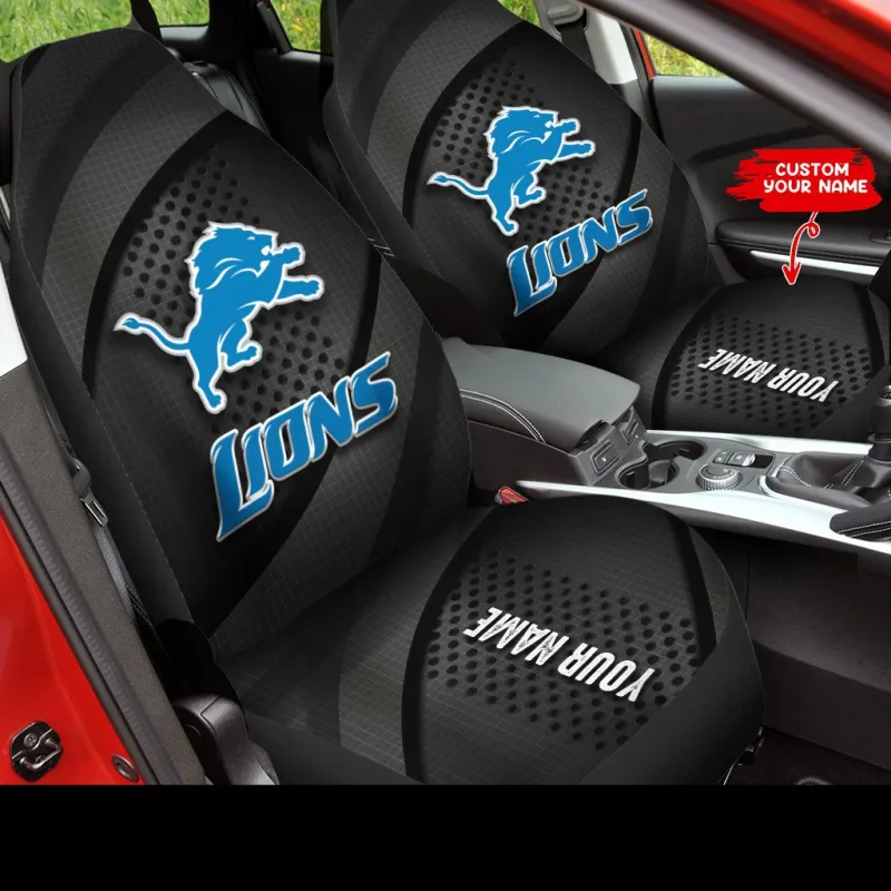 Detroit Lions Personalized Car Seat Covers