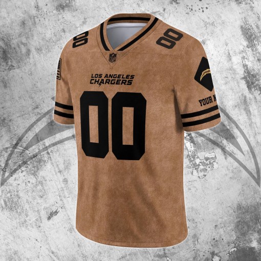 Los Angeles Chargers Custom V-neck Football Jersey