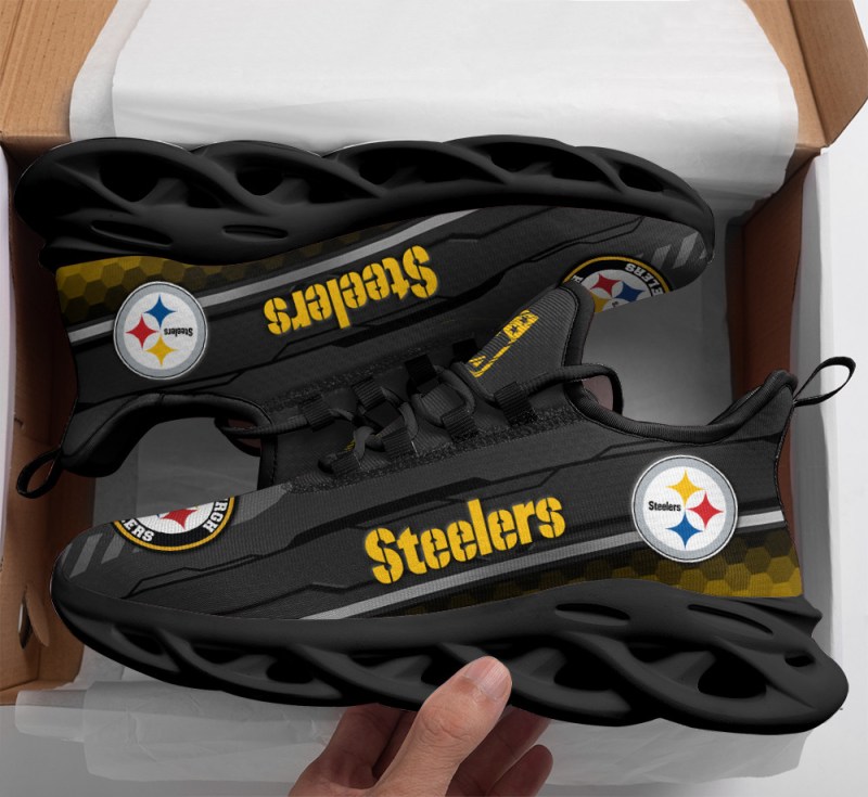 Pittsburgh Steelers Personalized Yezy Running Sneakers 4