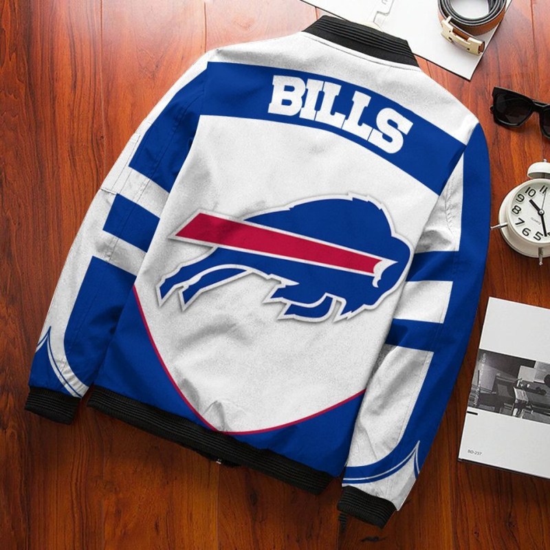 Buffalo Bills Bomber Jacket Back