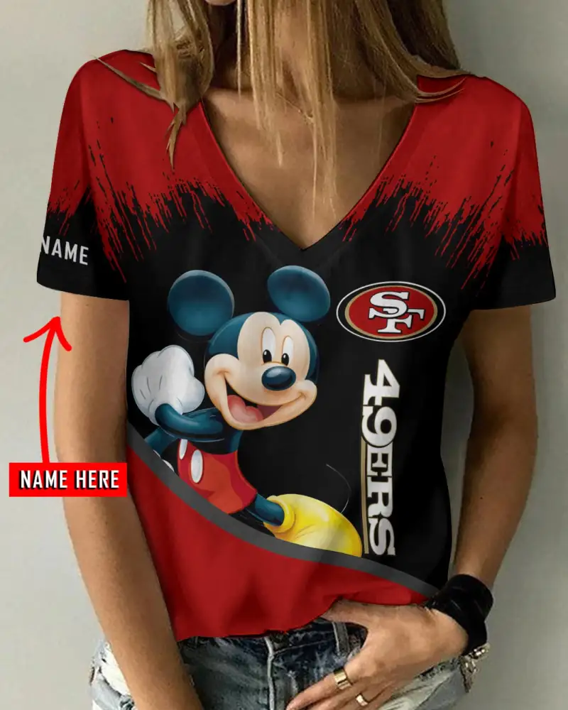 San Francisco 49ers T-shirt sizing chart