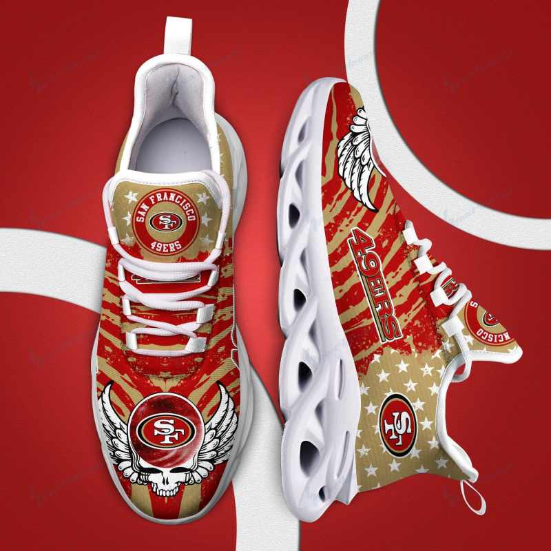 San Francisco 49ers Yezy Running Sneakers