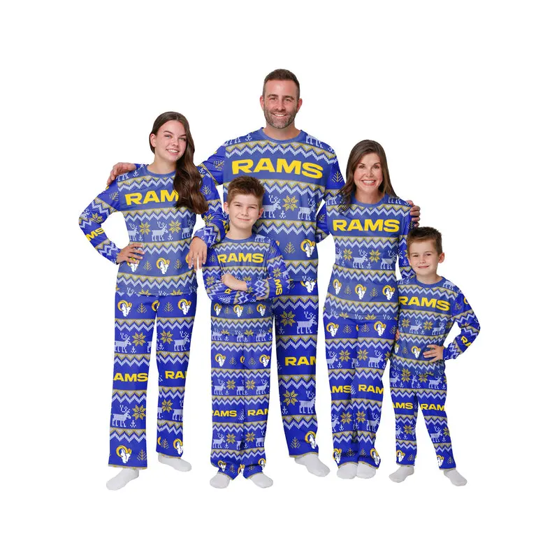 Los Angeles Rams Family Holiday Pajamas Image 1