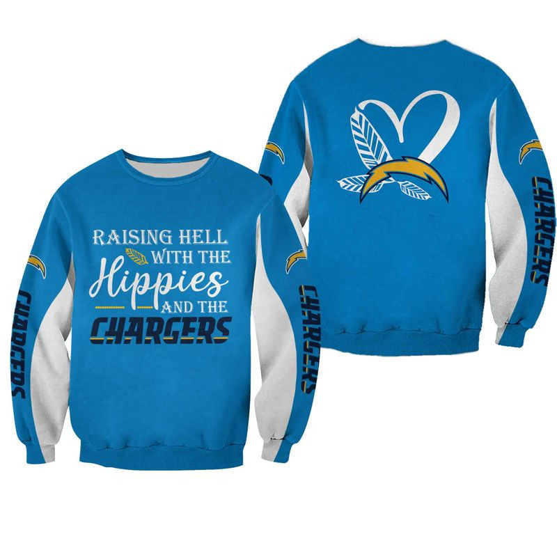NFL Los Angeles Chargers Limited Edition Hoodie Sweatshirt - All Over Print