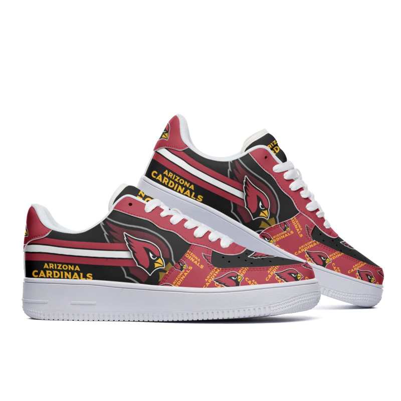 Arizona Cardinals AF1 Shoes Top View