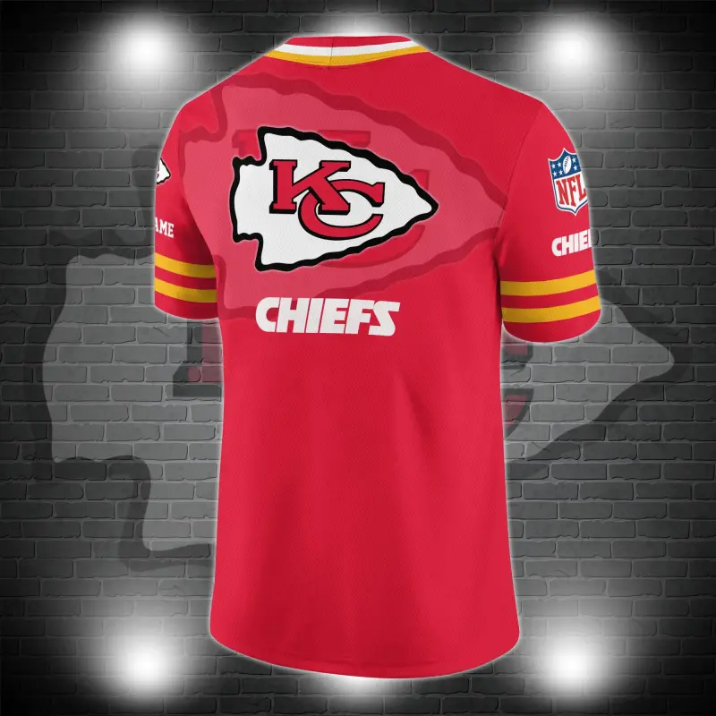 Kansas City Chiefs Football Jersey Back View