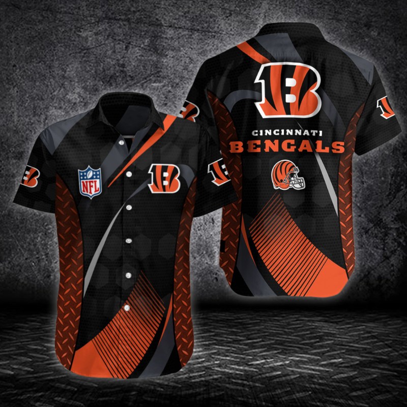 Cincinnati Bengals Button Shirt Sizing Chart