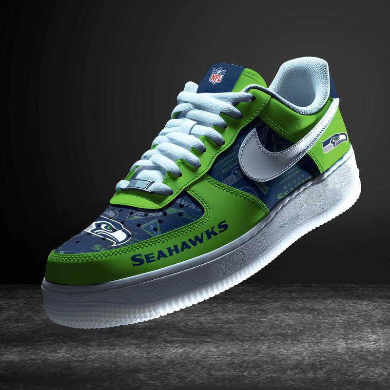 Seattle Seahawks Personalized Sneakers