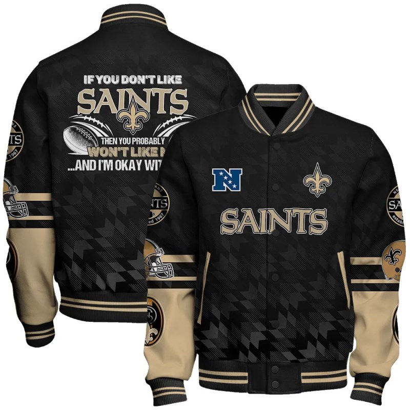 New Orleans Saints Varsity Jacket