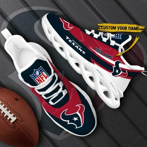 Houston Texans Personalized Yezy Running Sneakers Image 3