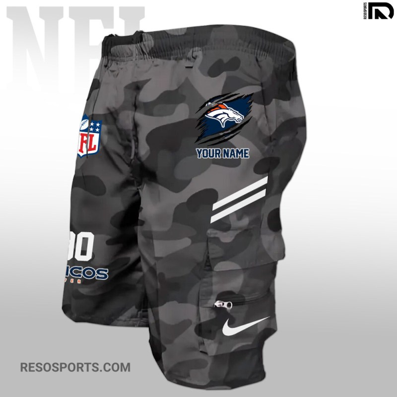 Denver Broncos Shorts Back View
