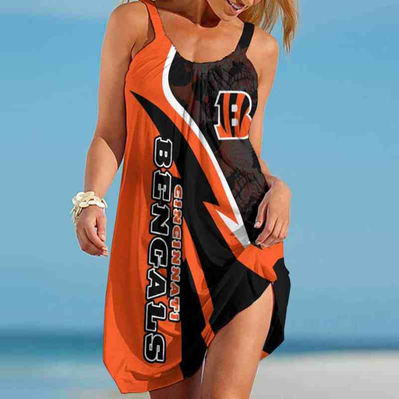 Cincinnati Bengals Beach Dress