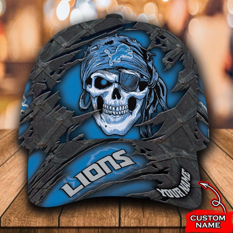 Detroit Lions Personalized Classic Cap