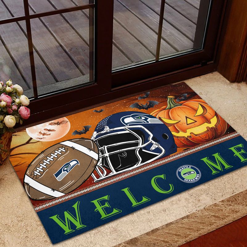 NFL Halloween Doormat
