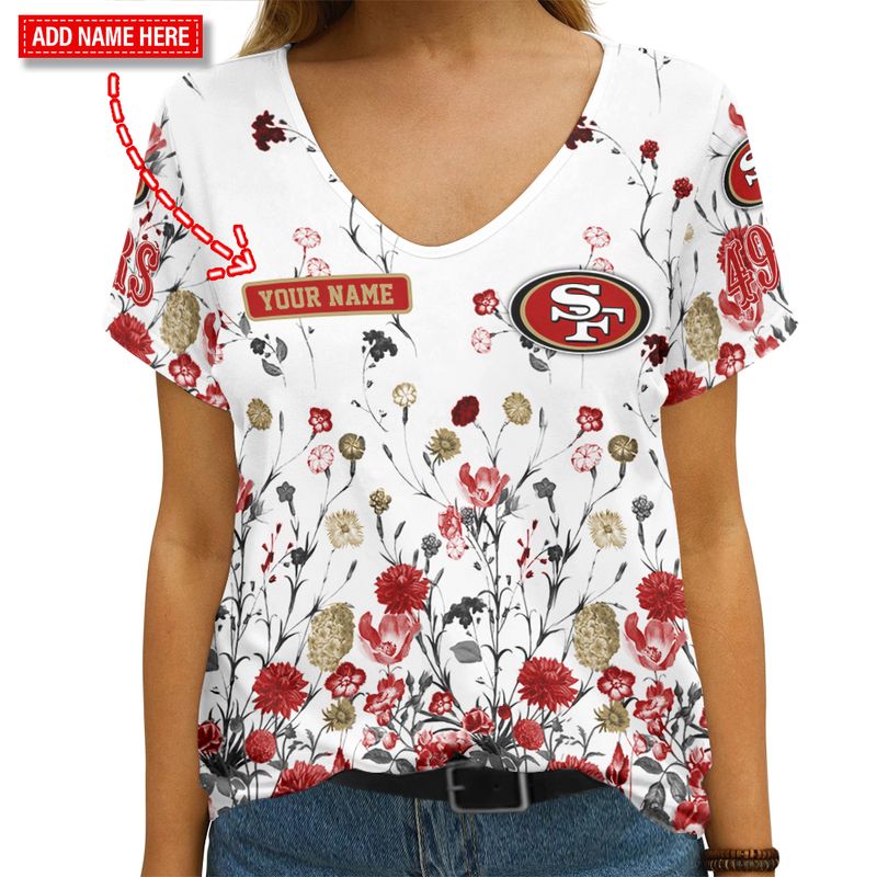San Francisco 49ers V-neck T-shirt