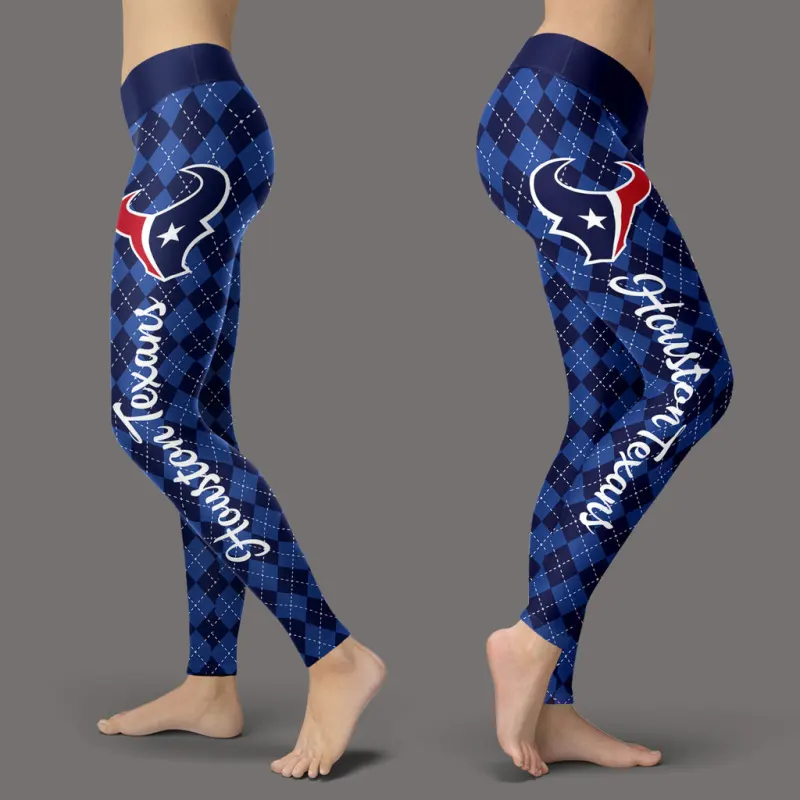 Houston Texans Leggings - NFL Christmas Sweater