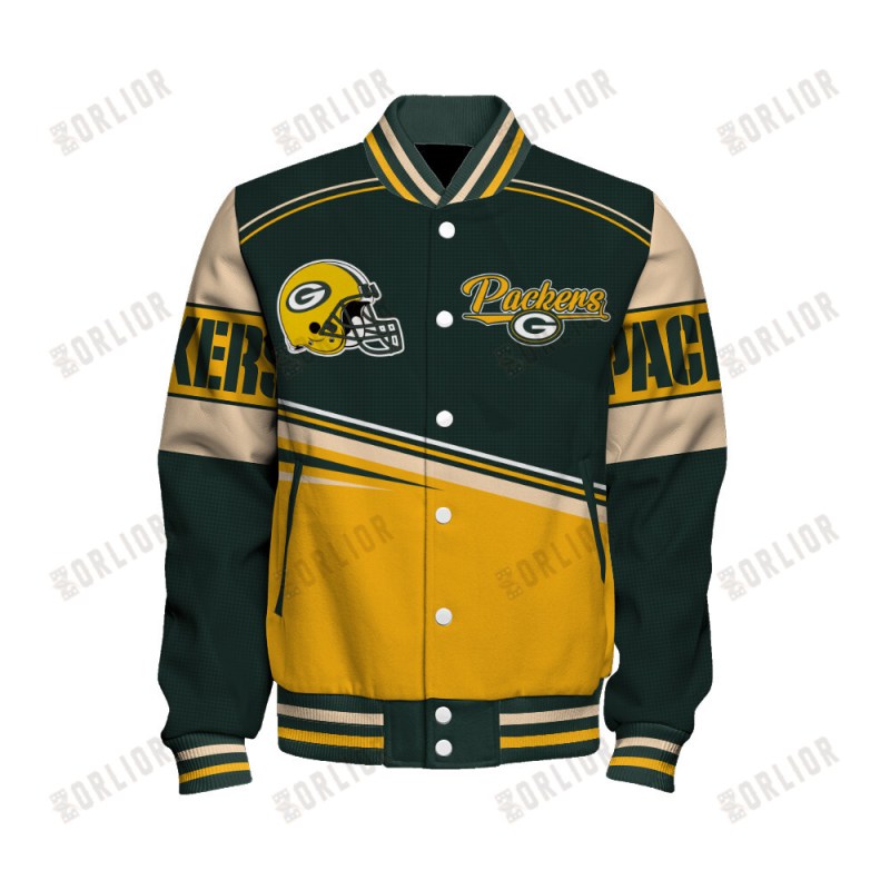 Green Bay Packers Varsity Jacket Detail