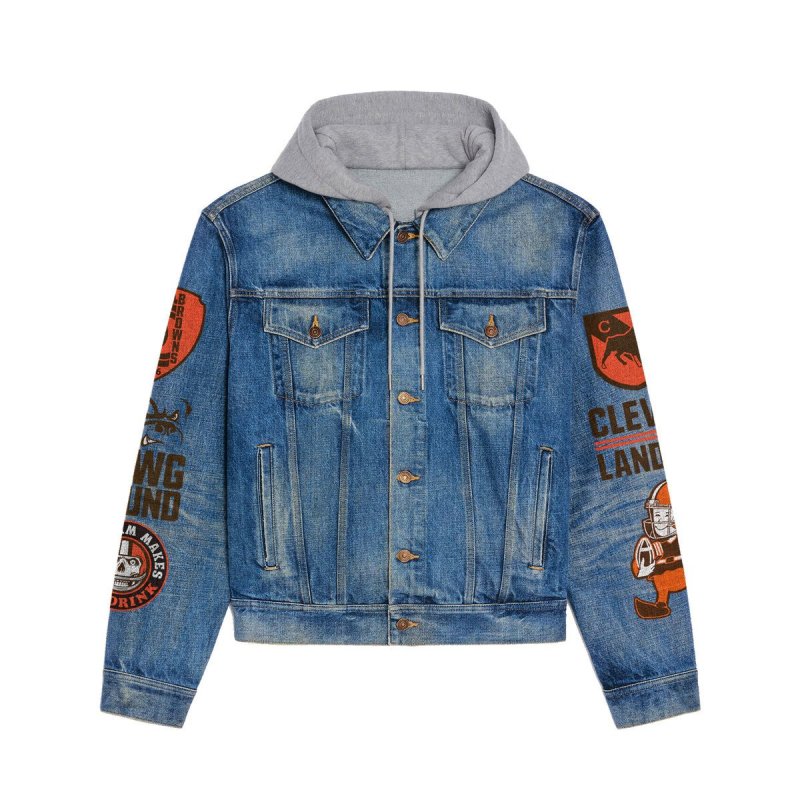 Cleveland Browns Hooded Jacket - Stylish Look