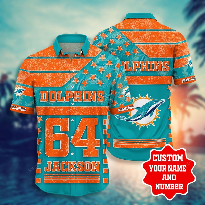 Miami Dolphins Personalized Shirt and Shorts