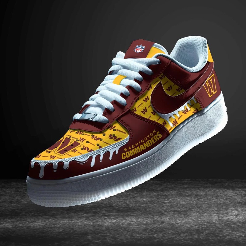 Washington Commanders Personalized AF1-1 Sneakers