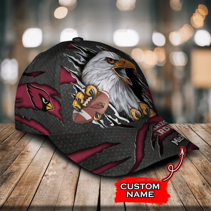 Arizona Cardinals Personalized Classic Cap 3