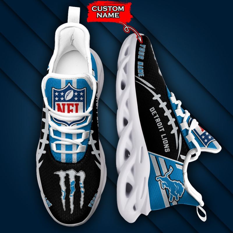 Detroit Lions Sneakers Side View