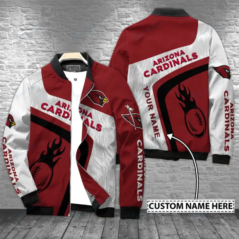 Arizona Cardinals Personalized Bomber Jacket