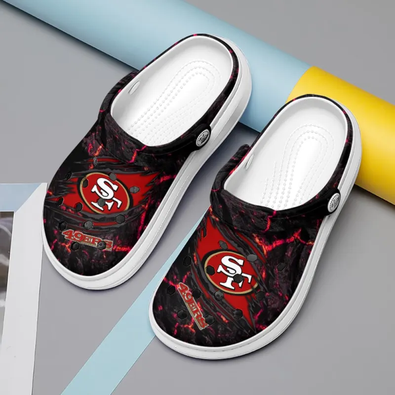 San Francisco 49ers Clog Front