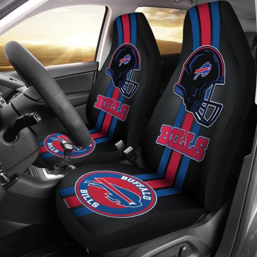 Buffalo Bills Car Seat Cover Front View