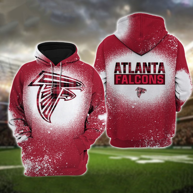 Atlanta Falcons Plaid Hoodie