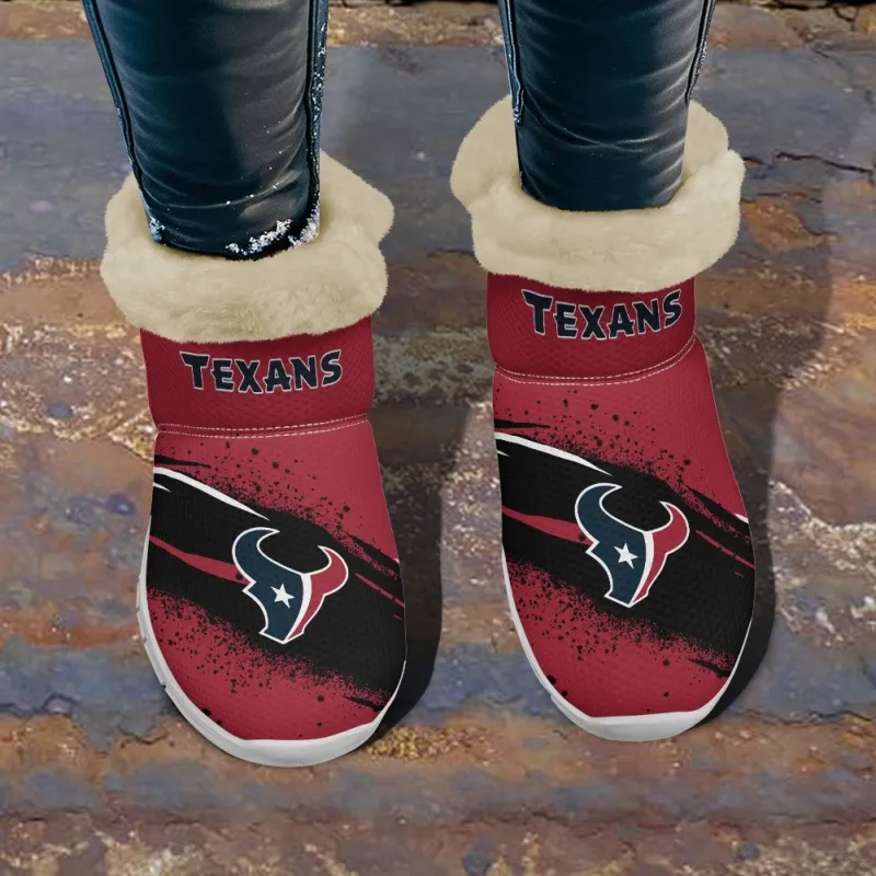 Houston Texans Comfy Winter Snow Boots