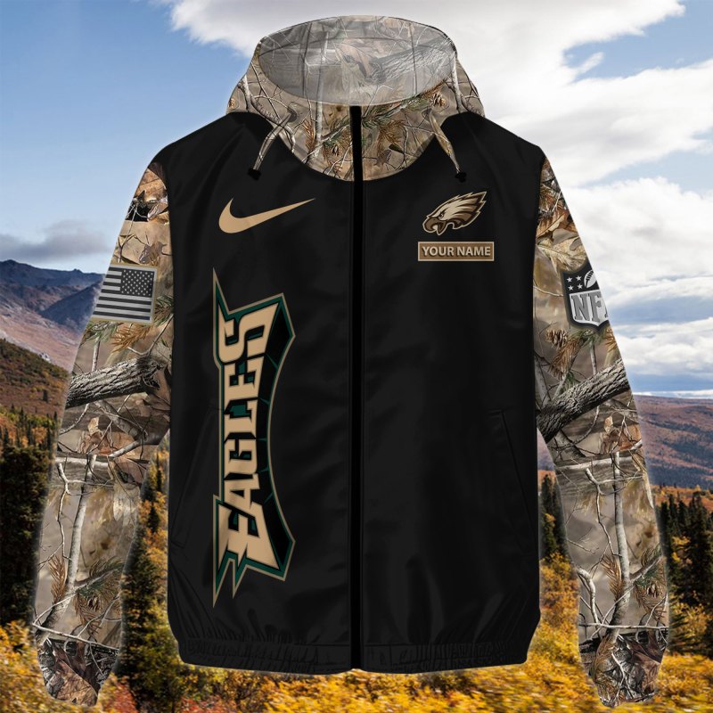 Philadelphia Eagles Personalized Hunting Jacket Image 2