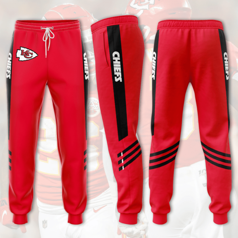 Kansas City Chiefs 3D Printed Pocket Sweatpant