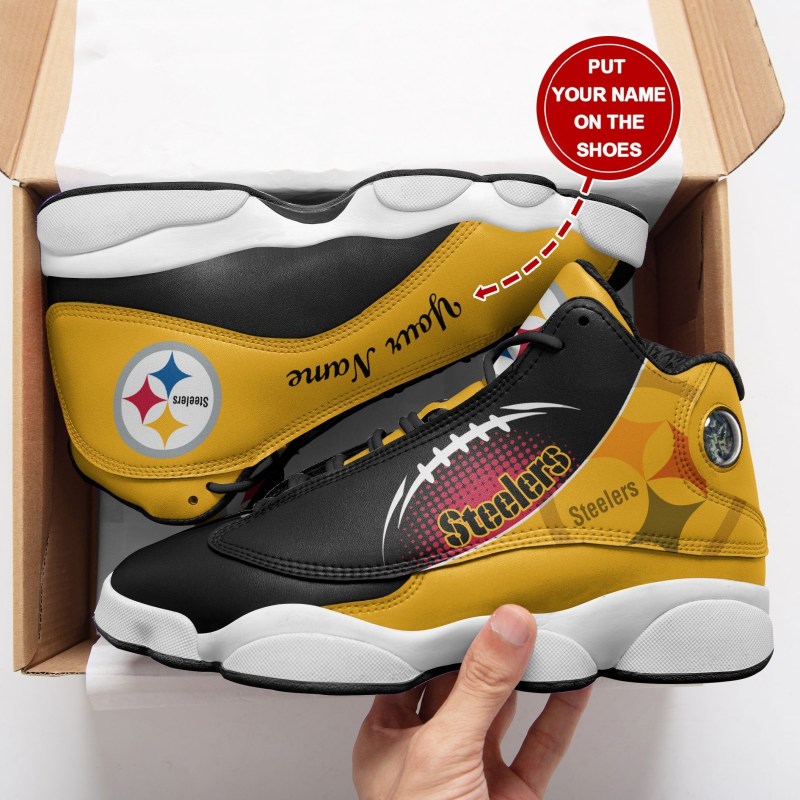 Pittsburgh Steelers Personalized Air JD13 Sneakers