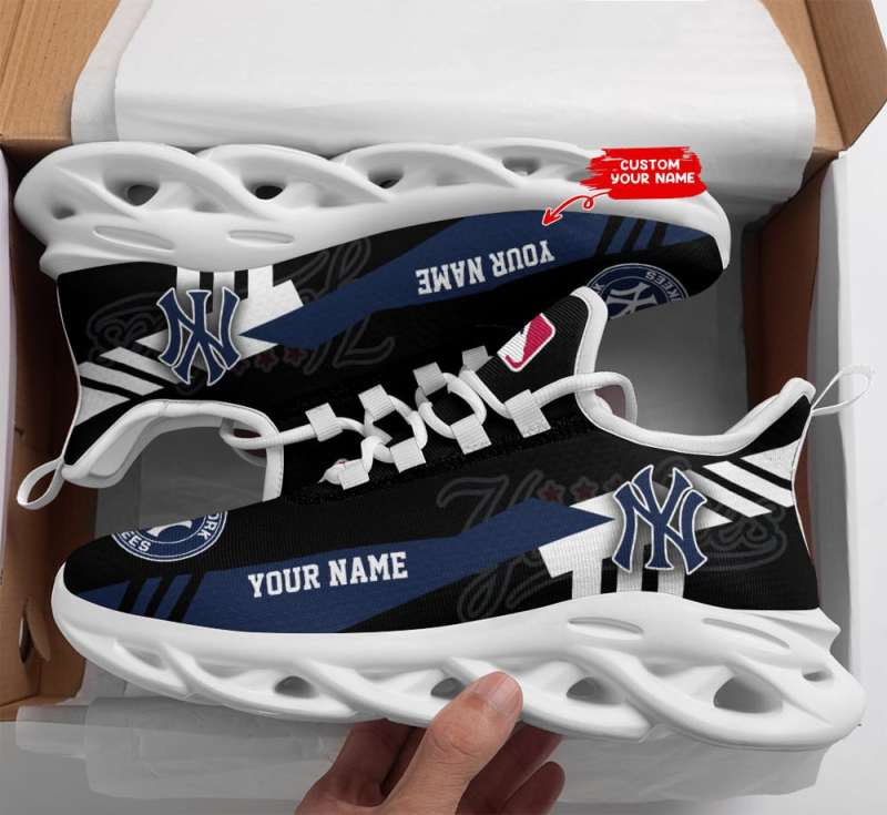 New York Yankees Personalized Yezy Running Sneakers