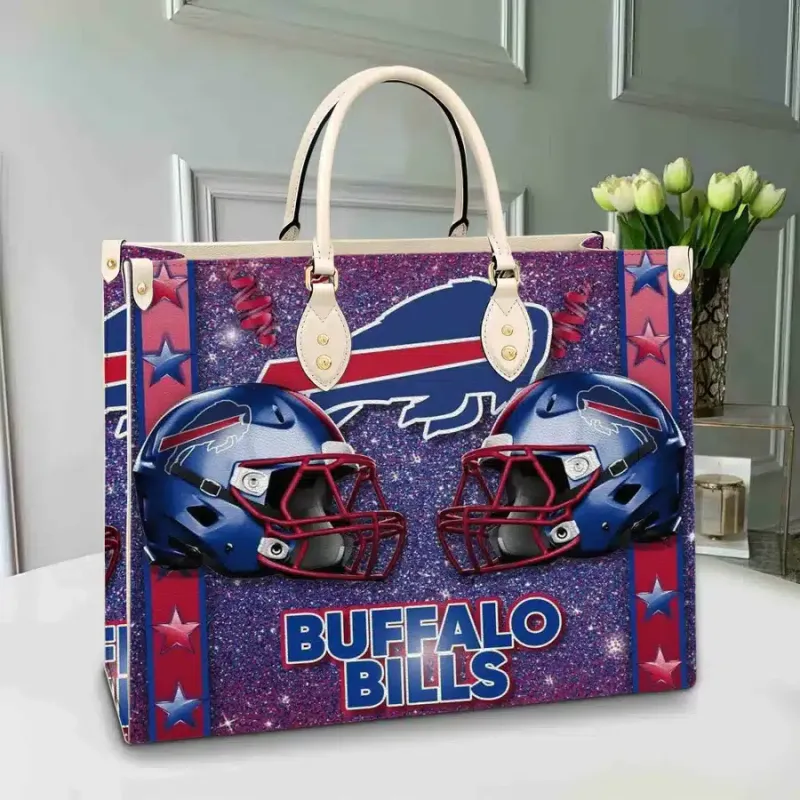Buffalo Bills Leather Hand Bag