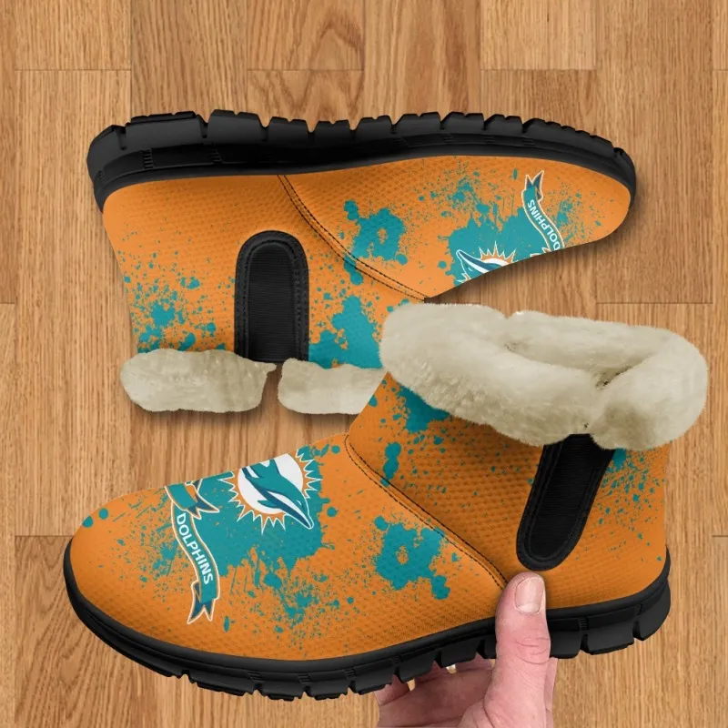 Miami Dolphins Snow Boots Image 1